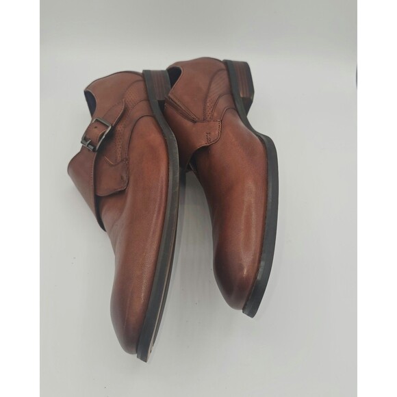Stacy Adams Karcher Monk Strap Cognac Leather Dress Shoes 11M main image 9